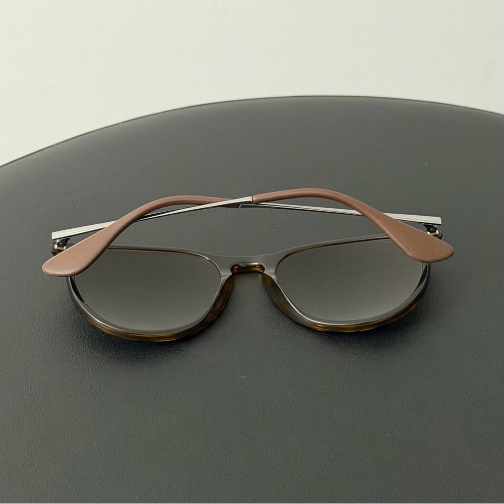 Ray-ban Erika Polarized Sunglasses Polished Brown Light Havana w Brown Case Used - Picture 5 of 12